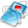 iPod Video Blue Favorite Icon 96x96 png